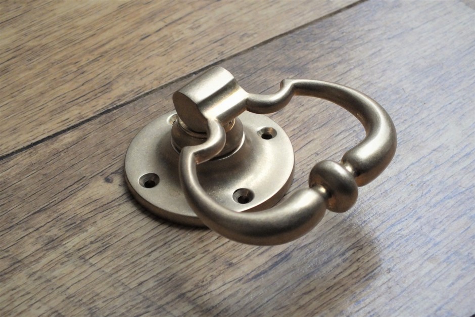 Aged Brass Drop Handles