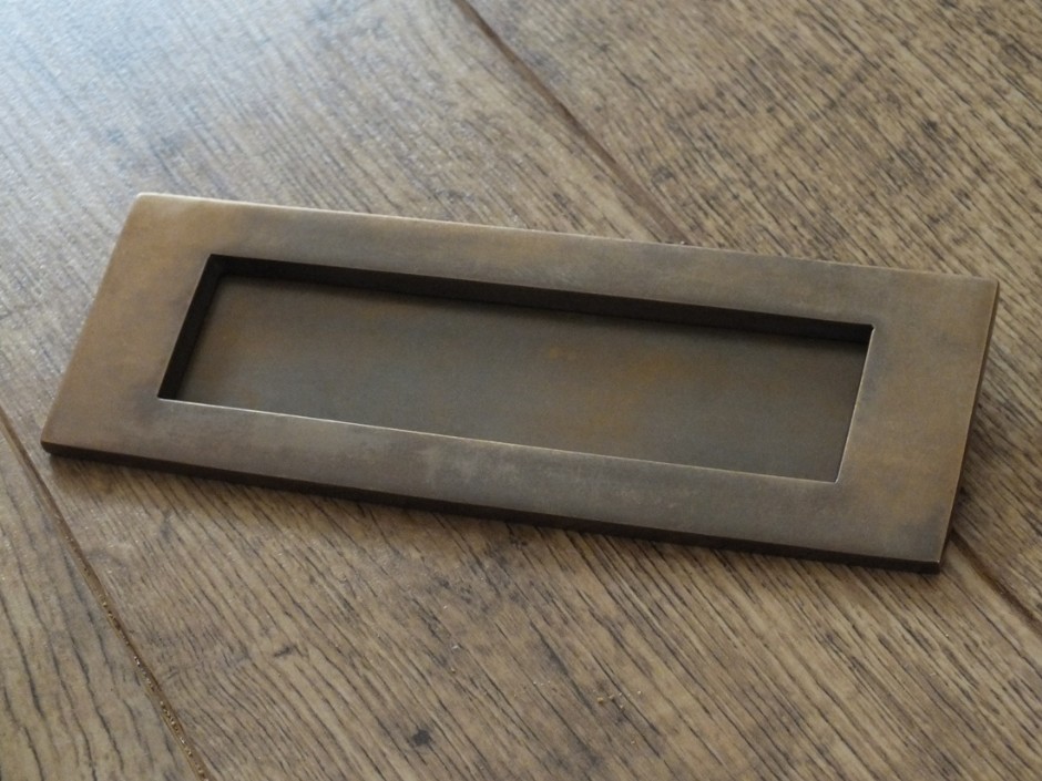 Aged Brass Letterbox