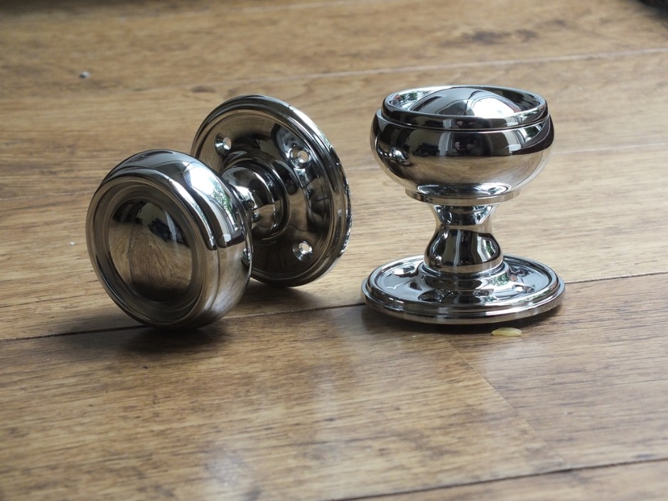 Polished Nickel Door Knobs