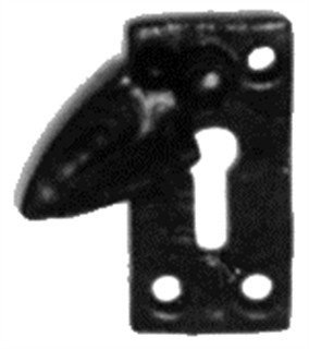 Antique Black Iron Escutcheon