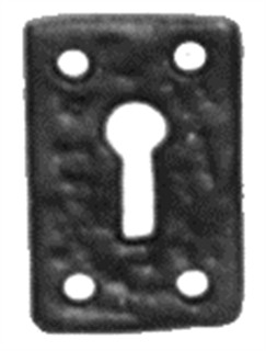 Antique Black Iron Escutcheon