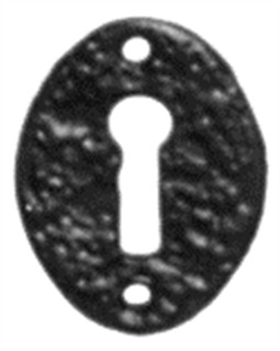 Antique Black Iron Escutcheon