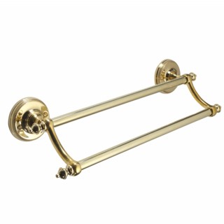 Princess Dual Bar Towel Rail on Rose