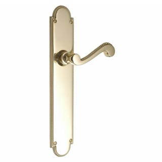 Georgian Door Handle on Latchplate