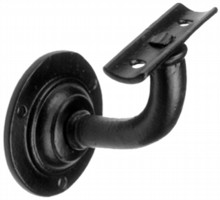 3" Black Iron Handrail Bracket