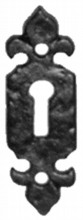 Antique Black Iron Escutcheon[[[[