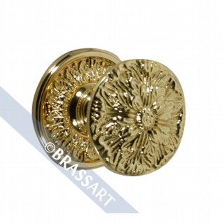 Besoke Door Knob on Round Rose